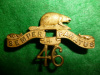 MM149 - 46th Durham Regiment Officer's Collar Badge, 1900